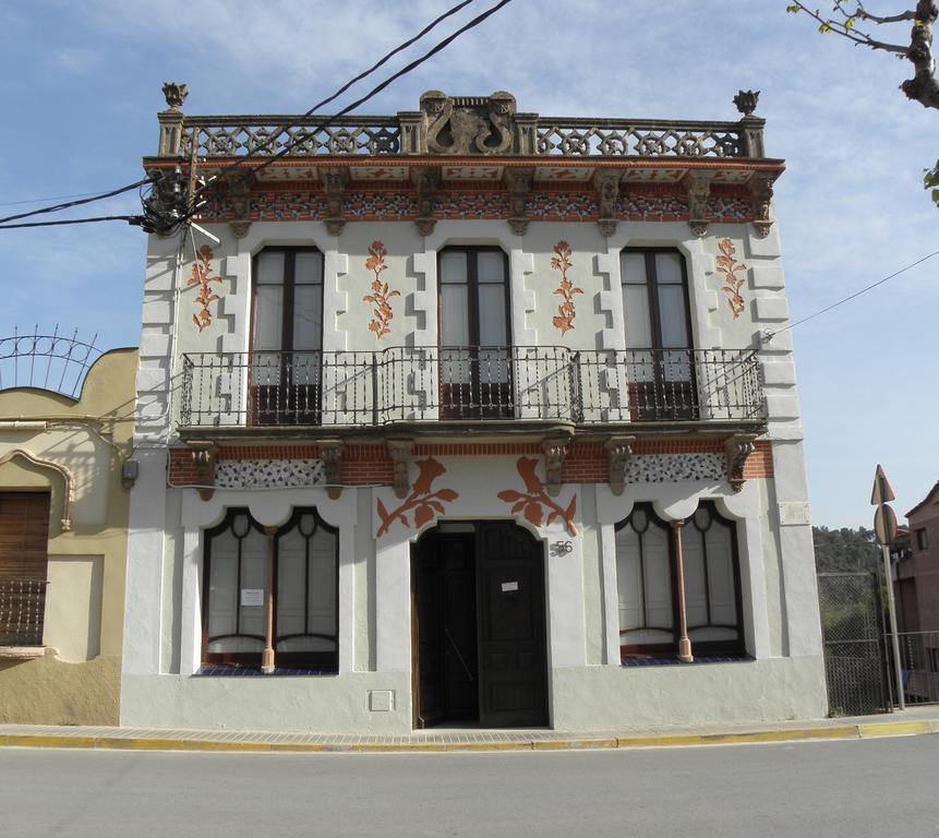 Hostal Cal Pla Sant Llorenc Savall Exteriér fotografie