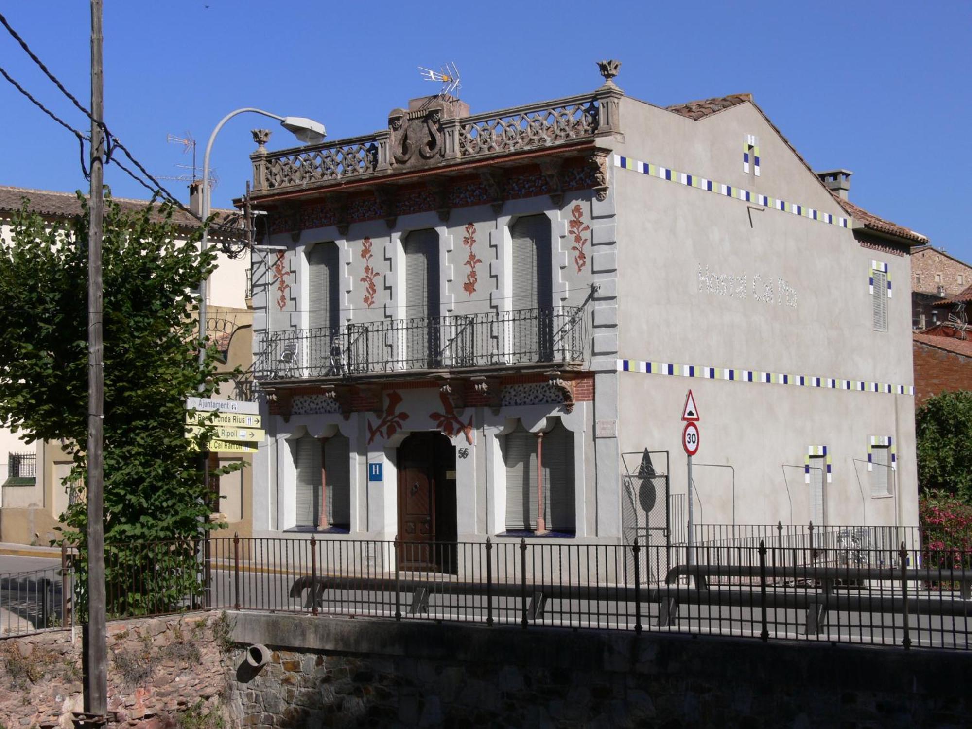 Hostal Cal Pla Sant Llorenc Savall Exteriér fotografie