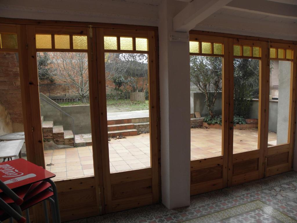Hostal Cal Pla Sant Llorenc Savall Exteriér fotografie